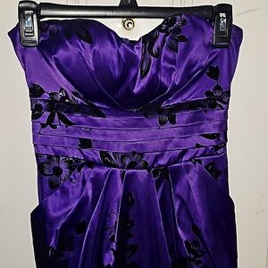 Purple formal dress juniors size 5